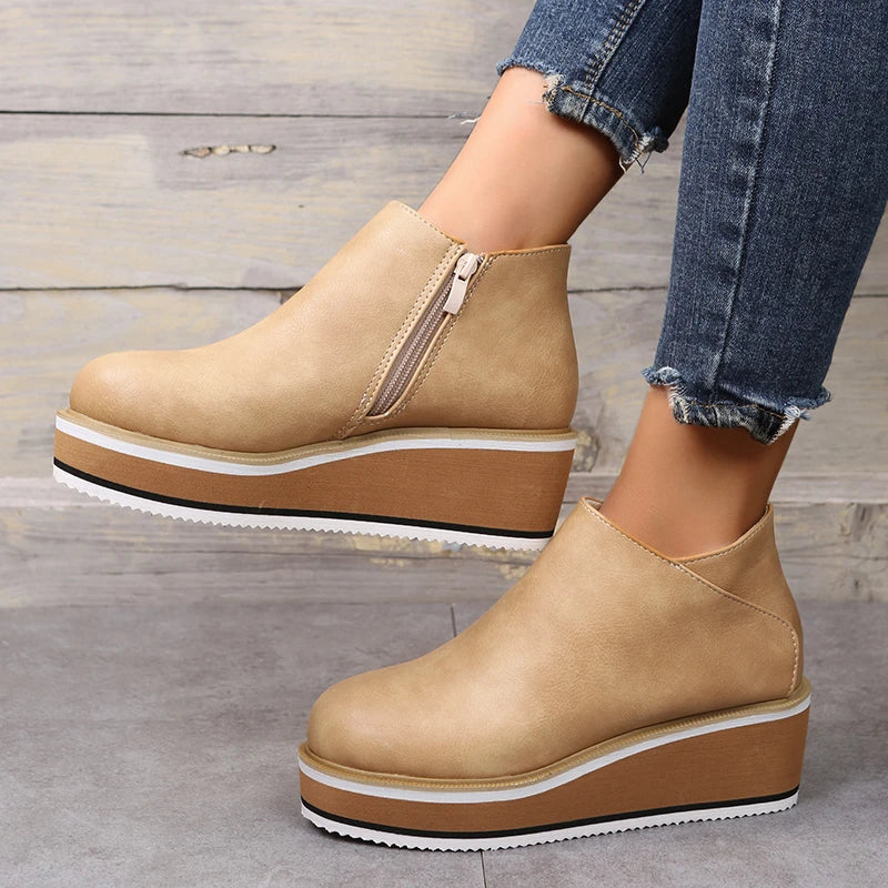 Elegant Orthopedic Ankle Boots for Women