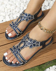 Elegant and bohemian orthopedic sandals