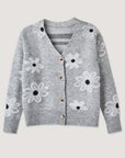 Mia | Floral Knitted Cardigan