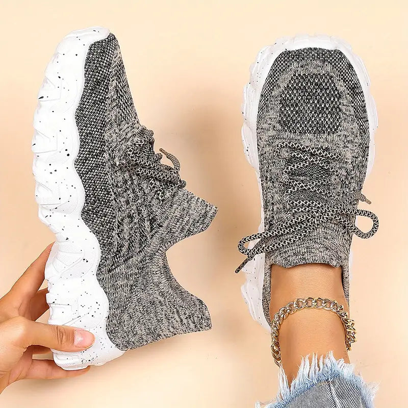 Luisa – Breathable chunky knit sneakers