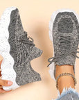 Luisa – Breathable chunky knit sneakers