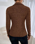 Women's Polyester Knit Cardigan