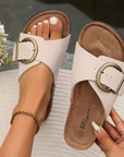 Comfortable and sliding sandals