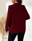 Long Sleeve Sweater with Flap