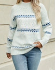 Women's sweater with Icelandic patterns