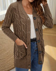 Elegant Women's V-Neck Cardigan