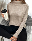 Cable Knit Turtle Neck Sweater