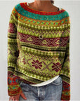 Sweater with Fair Isle pattern