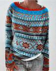 Sweater with Fair Isle pattern