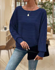 Round Neck Long Sleeve Sweater