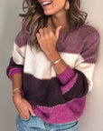 CORALIE | Luxurious and cozy striped sweater