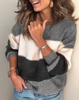 CORALIE | Luxurious and cozy striped sweater