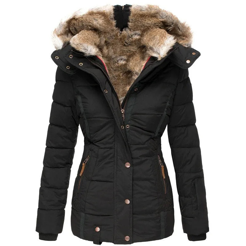 Jacket with fur lining