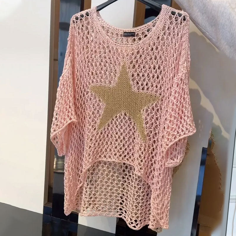 Starry Knit Top